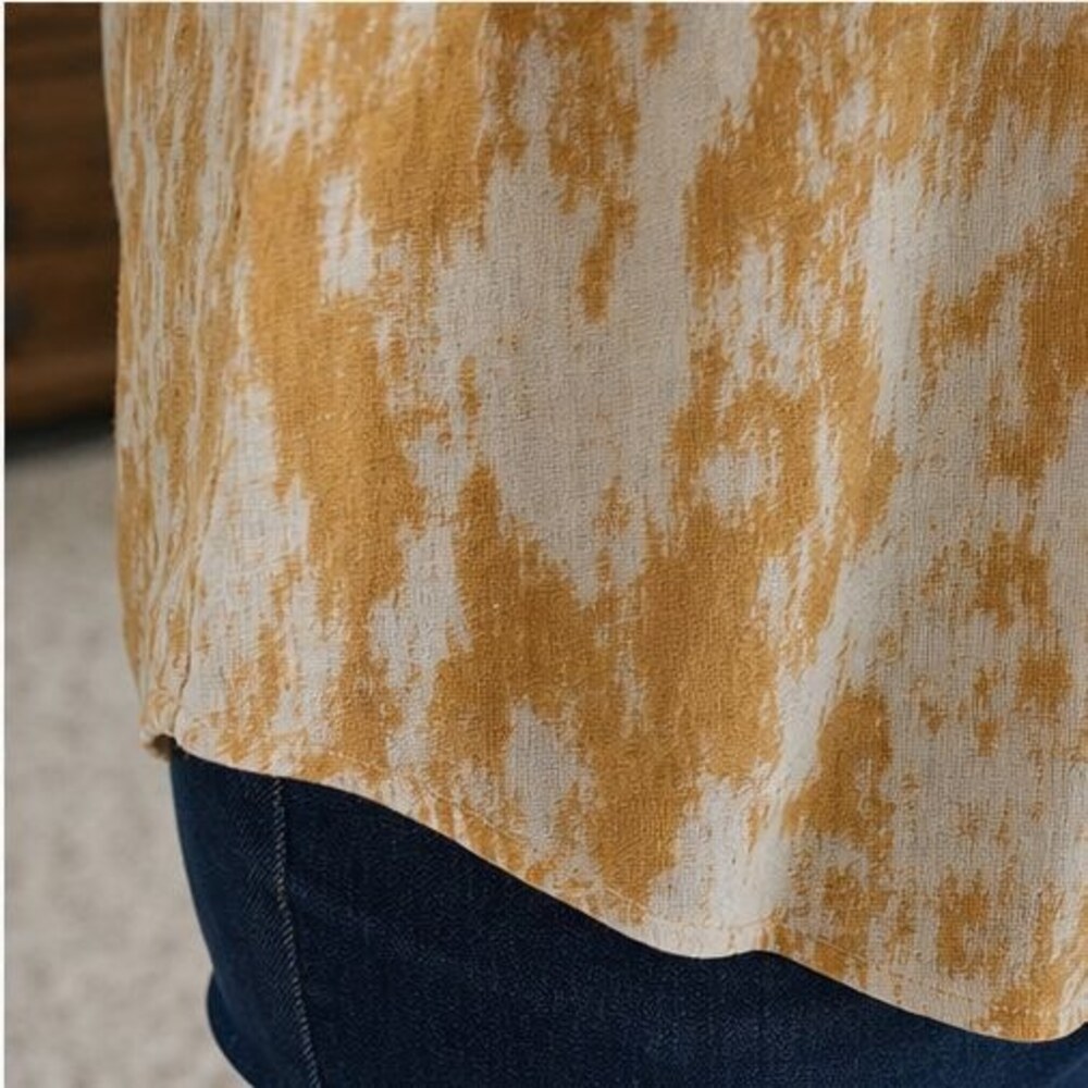 Teal Ruffle Blouse - Picture 6 of 6